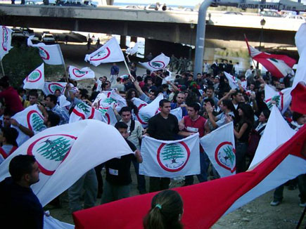 Demonstration against Syrians